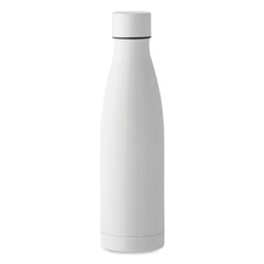 RVS Drinkfles 500 ml Bedrukken – Dubbelwandig - Wit