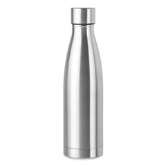 RVS Drinkfles 500 ml Bedrukken – Dubbelwandig - Zilver