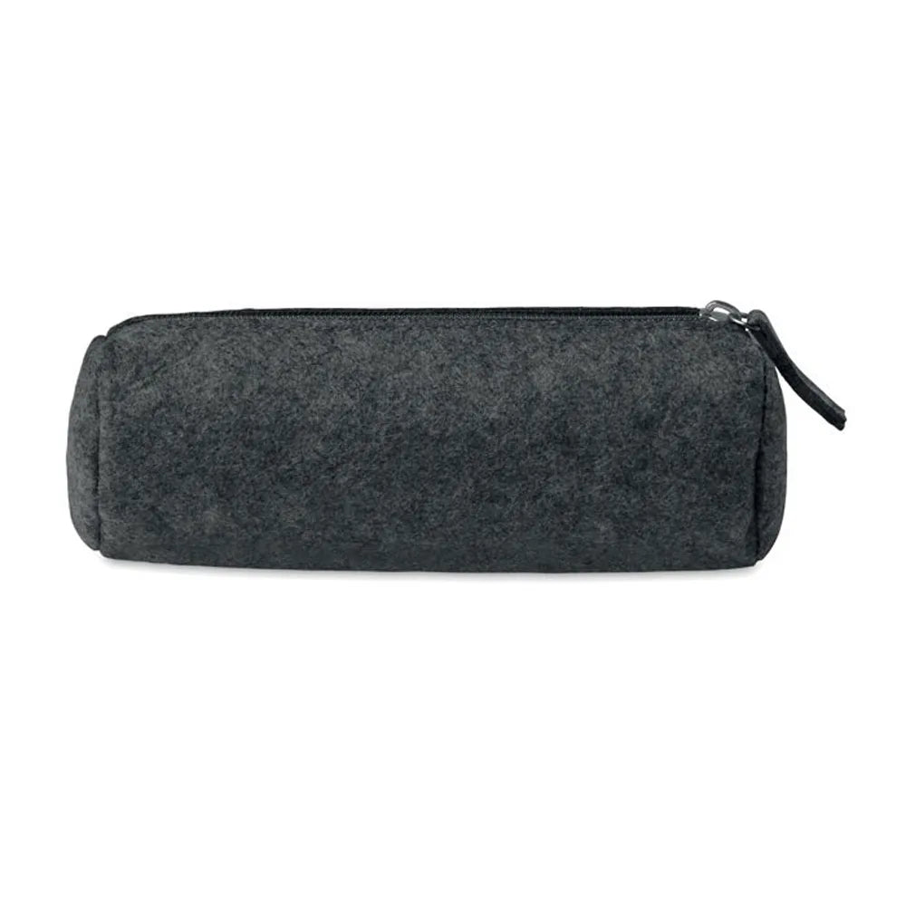 PET vilten etui met rits, Steengrijs - 199819