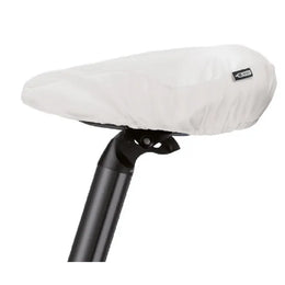 RPET fietszadelhoes met elastische rand, Wit - 199908