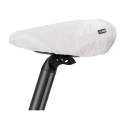 Fietszadelhoes van RPET met elastische afwerking - Wit