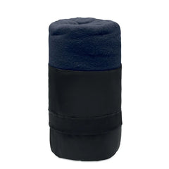 Duurzame Reisdeken van RPET Fleece donker grijs