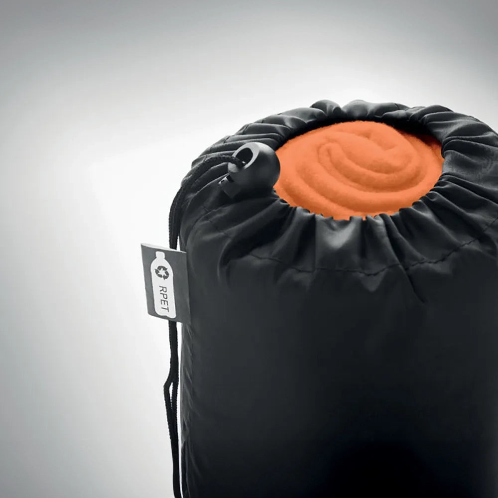 reisdeken van rpet fleece 180gr oranje 1 199935