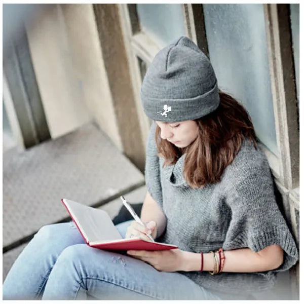 beanie muts omslag polyester grijs sfeer foto met logo 199965 03