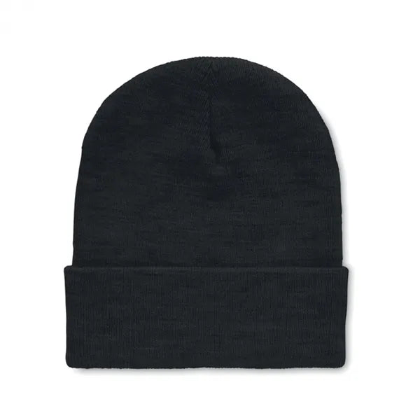 beanie muts omslag polyester zwart 199965 03