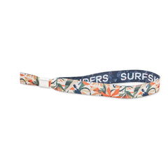 rPET sublimatie polsbandjes met plastic sluiting - Wit
