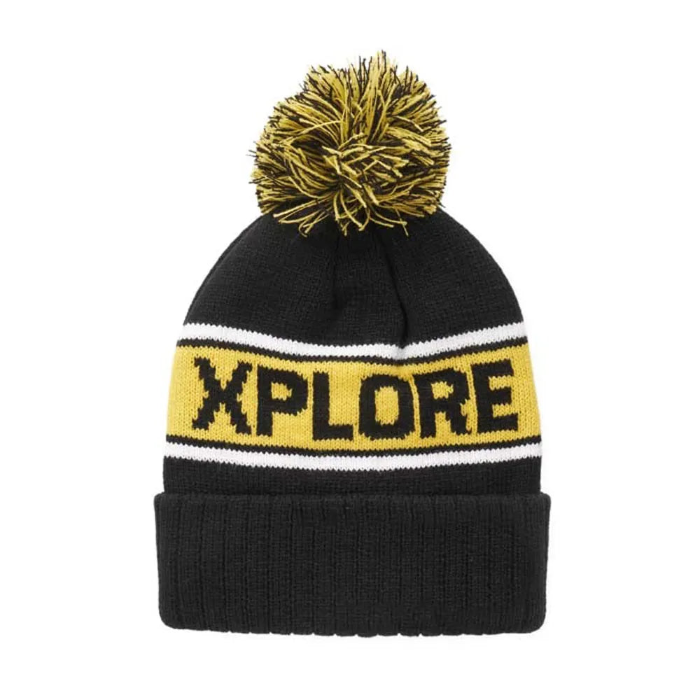 Jacquard muts met eigen patroon en pompon