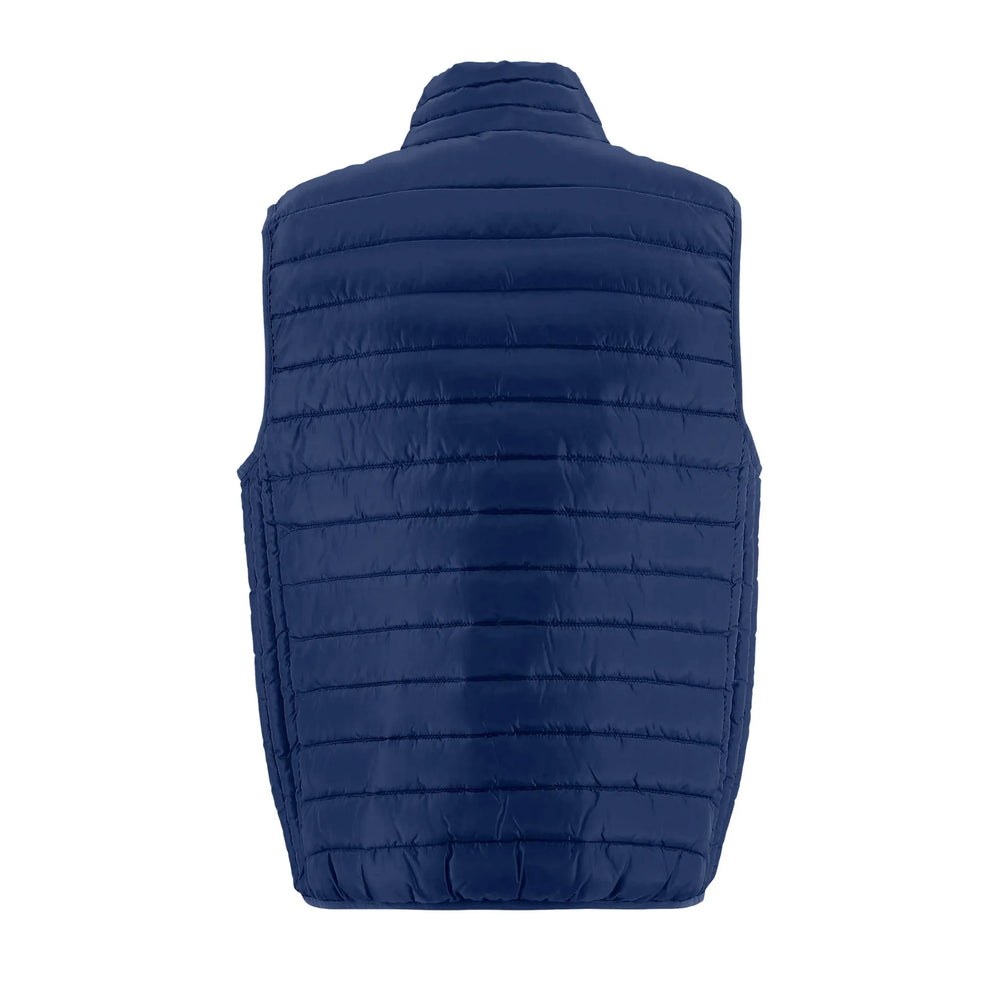Lichtgewicht heren bodywarmer met hoge kraag - Blauw