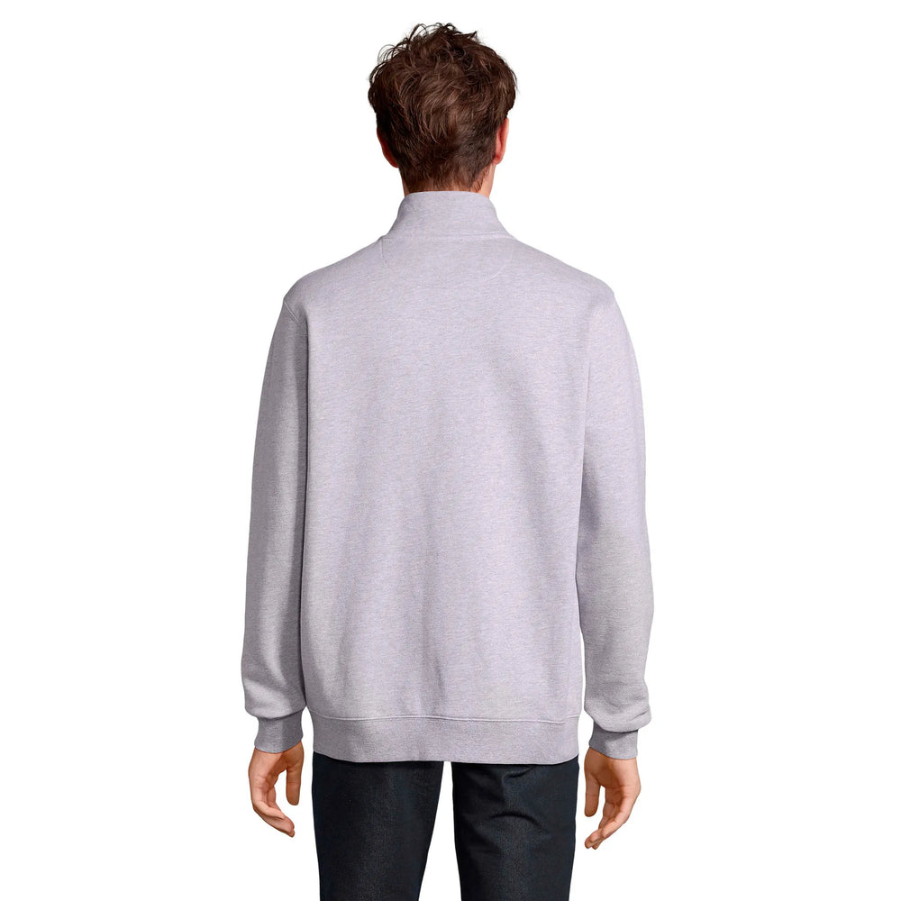 Unisex sweatvest met volledige ritssluiting - Grijs melange