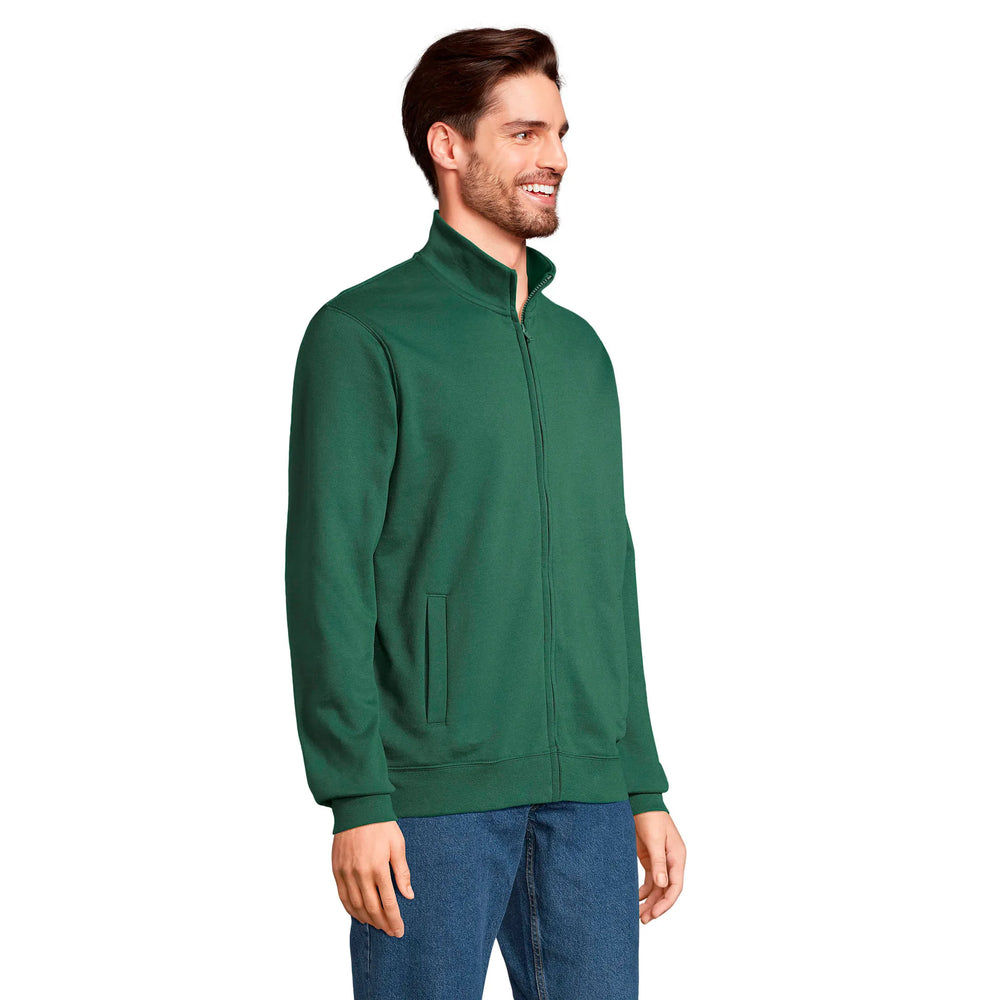 Unisex sweatvest met volledige ritssluiting - Fles groen