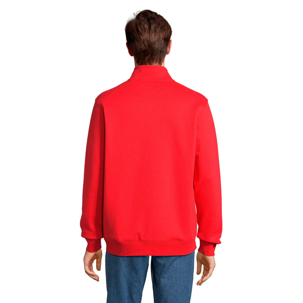 Unisex sweatvest met volledige ritssluiting - Rood