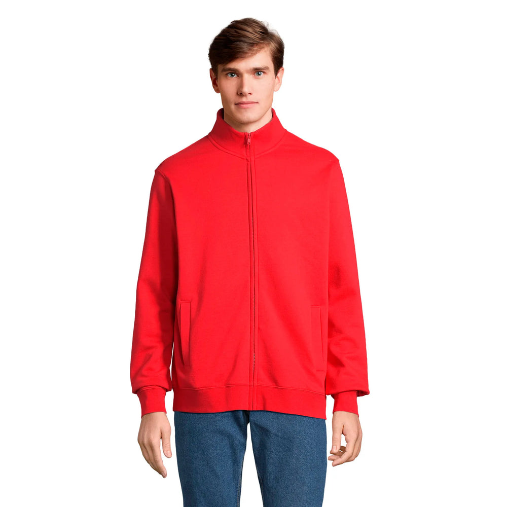 Unisex sweatvest met volledige ritssluiting - Rood