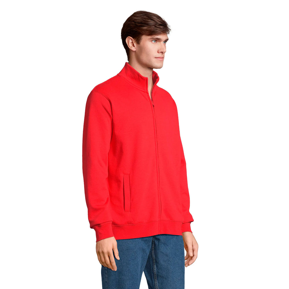 Unisex sweatvest met volledige ritssluiting - Rood