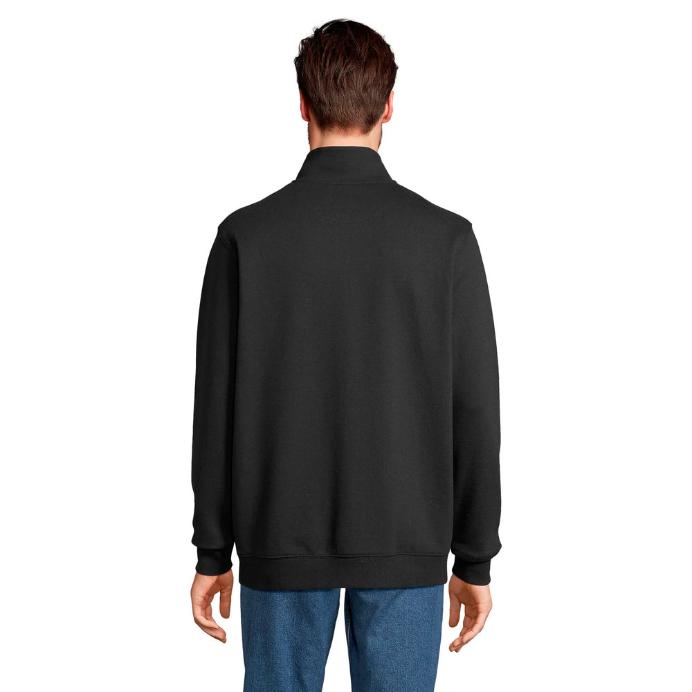 Unisex sweatvest met volledige ritssluiting - Zwart