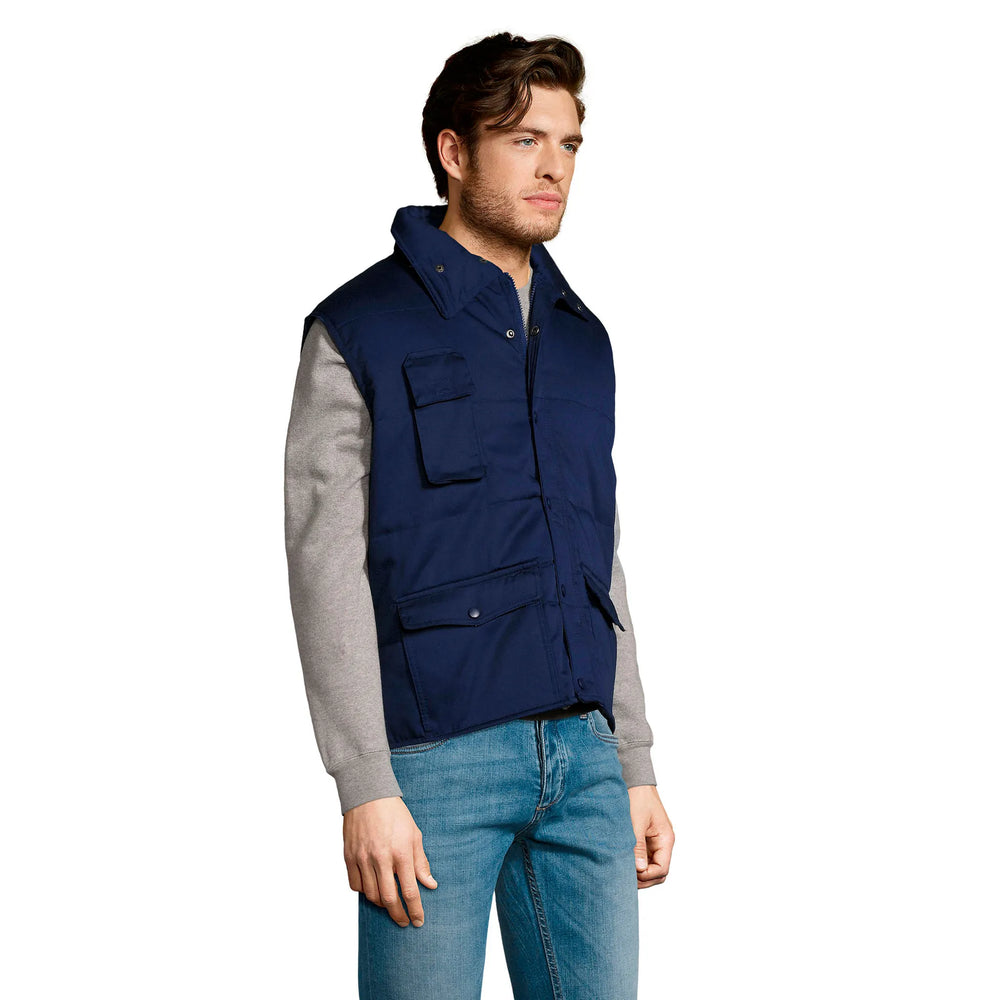 SOL'S Equinox Pro werkbodywarmer met 6 zakken - Navy