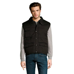 SOL'S Equinox Pro werkbodywarmer met 6 zakken - Zwart