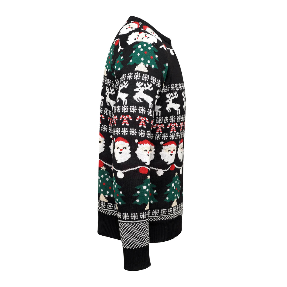 Kersttrui met 10 LED-lampjes