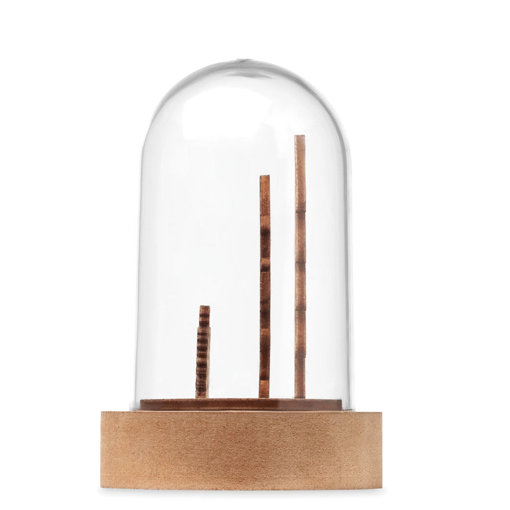 Kerstornament met LED in stolp