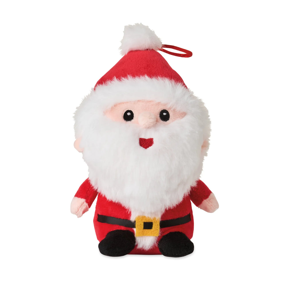 Zachte kerstmanknuffel met ophanglus