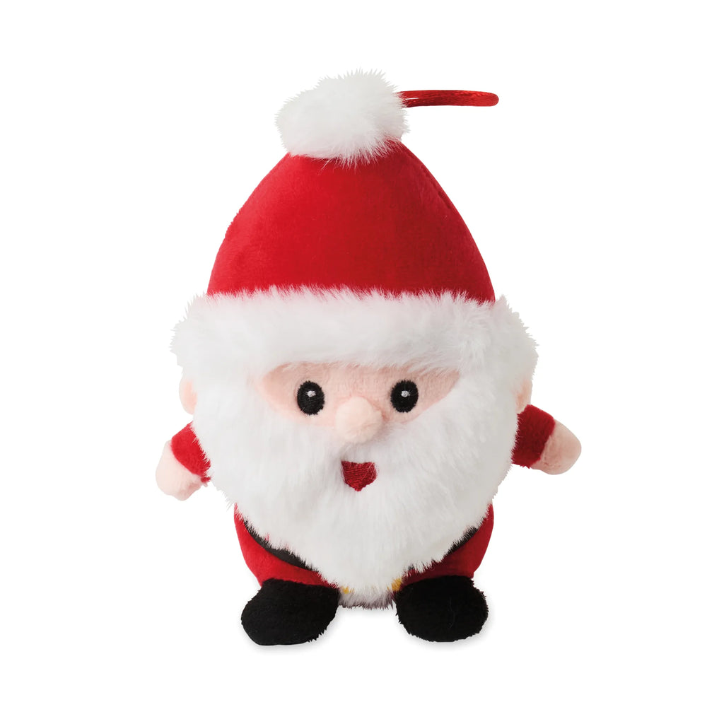 Zachte kerstmanknuffel met ophanglus