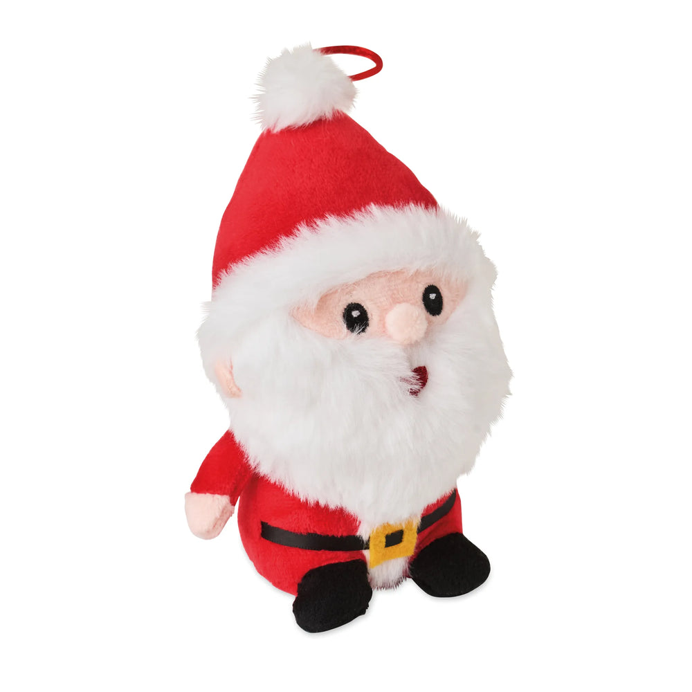 Zachte kerstmanknuffel met ophanglus