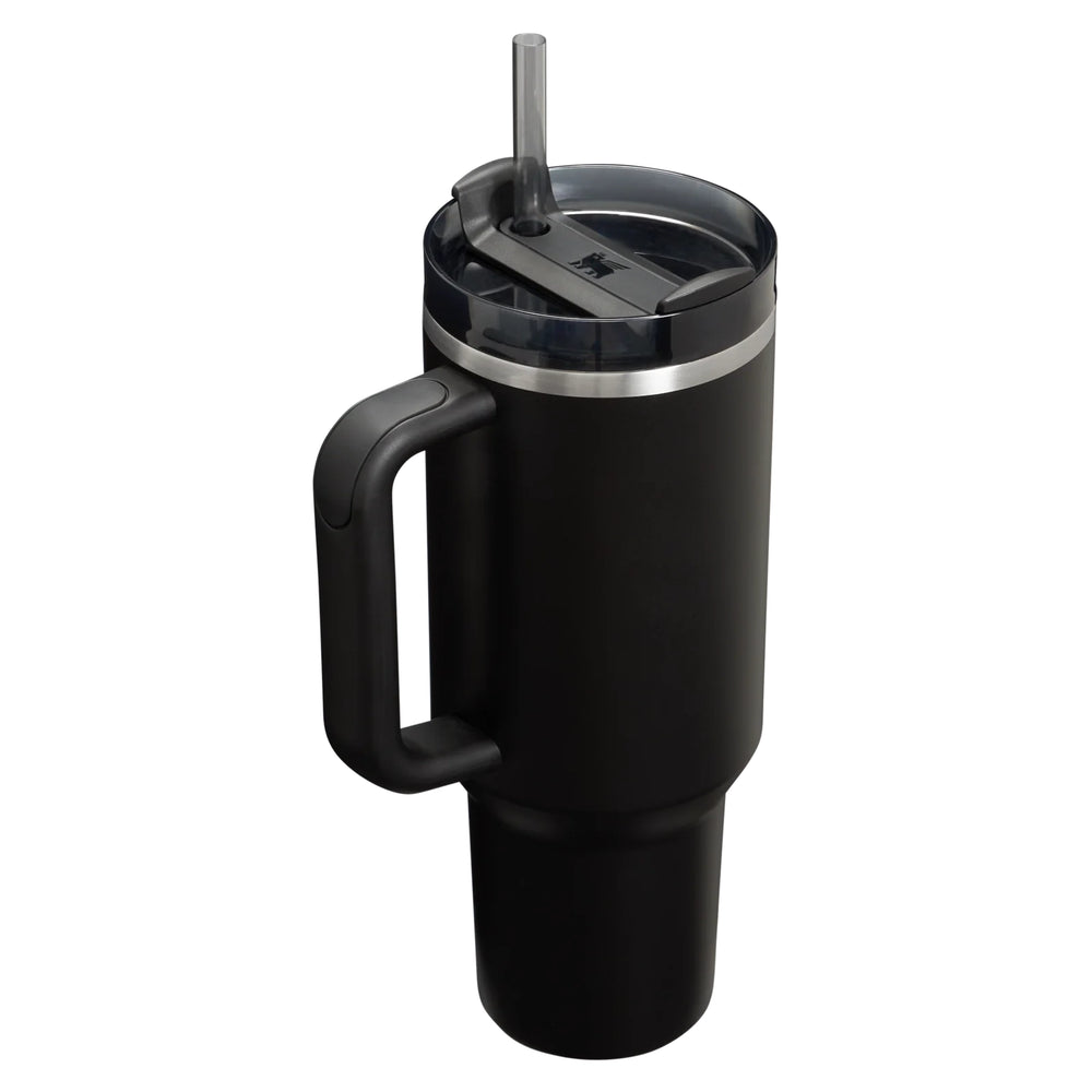 Stanley Quencher H2.0 thermosbeker 1,2 liter schuin van boven, Zwart - 2010083410
