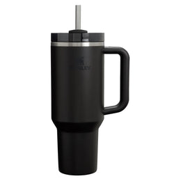 Stanley Quencher H2.0 thermosbeker 1,2 liter voorzijde met merklogo, Zwart - 2010083410