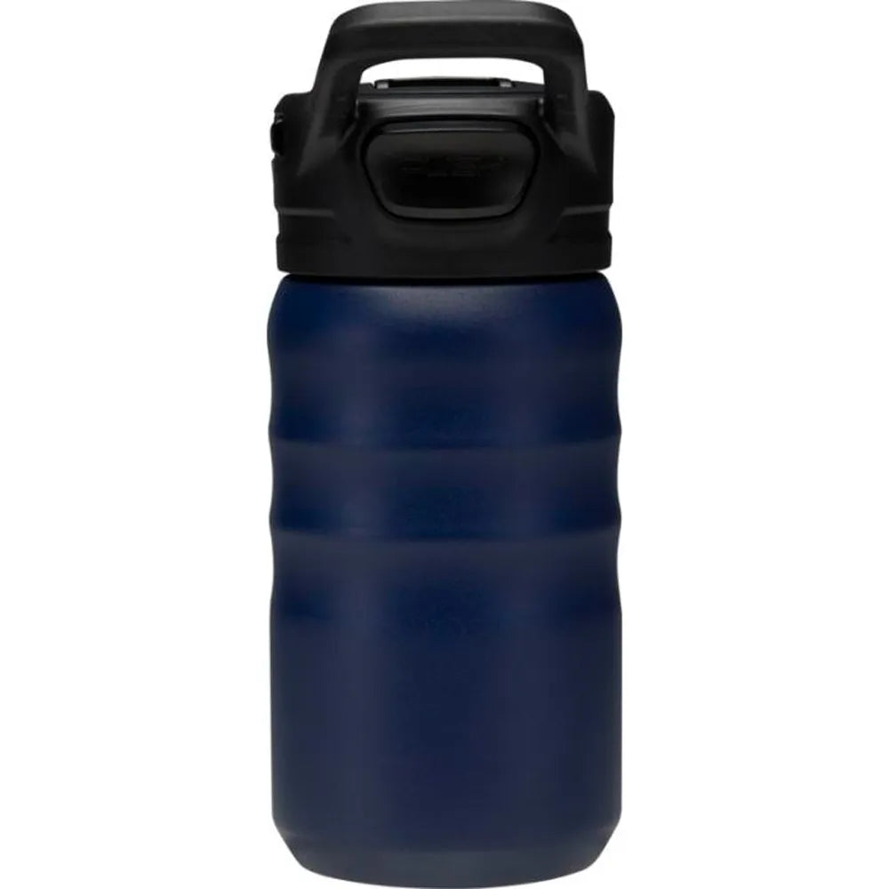 Knox 350 ml gerecyclede RVS sportfles met rietje - Blauw