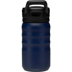 Knox 350 ml gerecyclede RVS sportfles met rietje - Blauw
