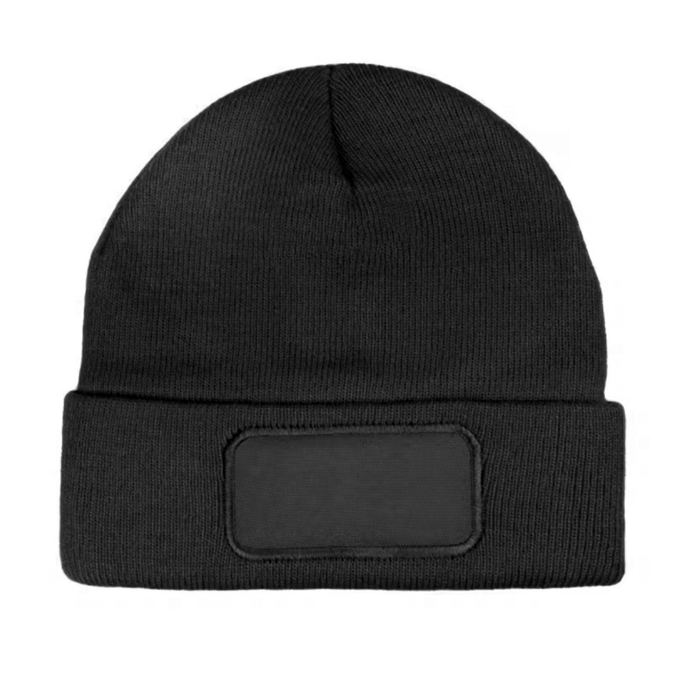 muts unisex grof gebreid zwart 201451