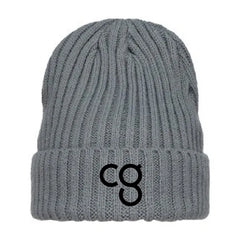 Gebreide Acryl Muts - Grijs