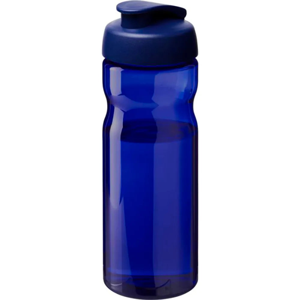 Sportfles 650 ml van Prevented Ocean Plastic - Blauw met blauwe dop