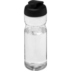 Sportfles 650 ml van Prevented Ocean Plastic - Transparant met zwarte dop