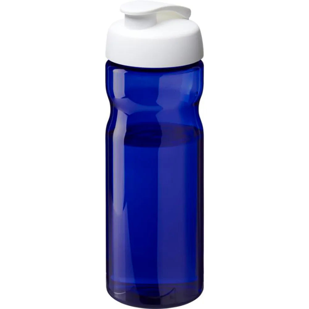 H2O Active Eco POP Base sportfles 650 ml - Blauw met witte dop