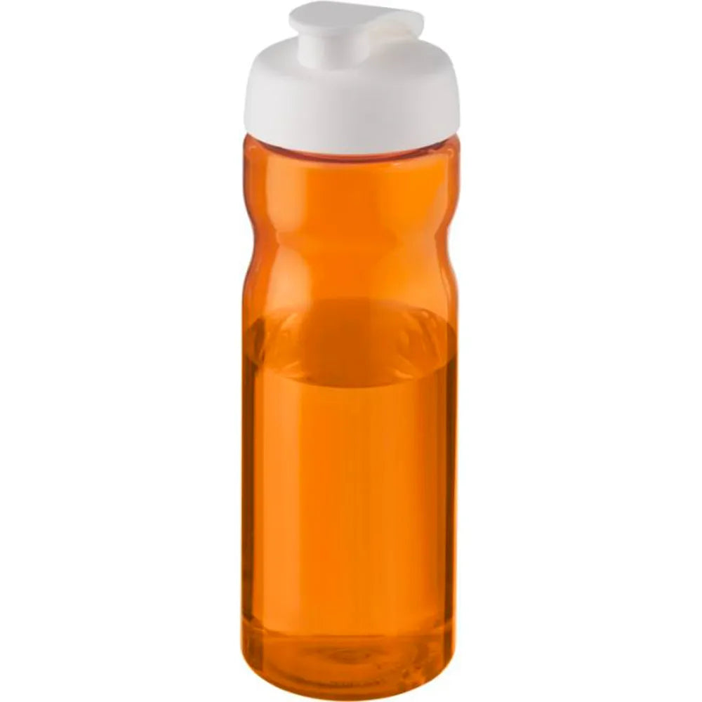 H2O Active Eco POP Base sportfles 650 ml - Oranje met witte dop