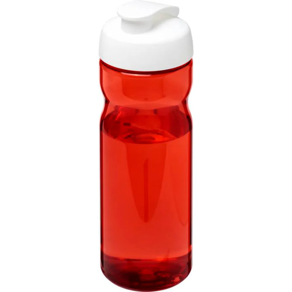 H2O Active Eco POP Base sportfles 650 ml - Rood met witte dop