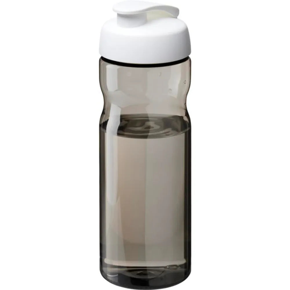 H2O Active Eco POP Base sportfles 650 ml - Rookgrijs met witte dop