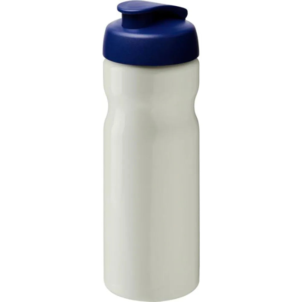 H2O Active Eco POP Base sportfles 650 ml - Wit met blauwe dop