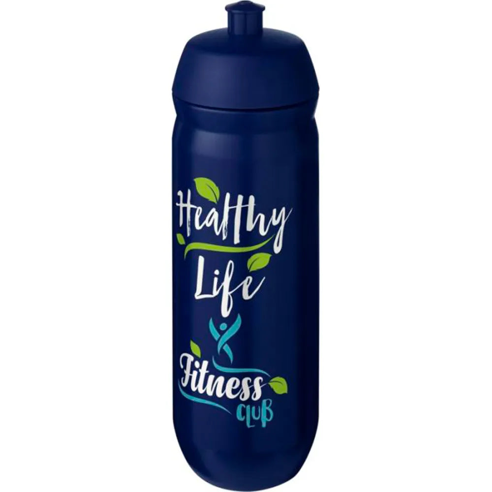 HydroFlex knijpfles 750 ml voor sport - Blauw met blauwe dop