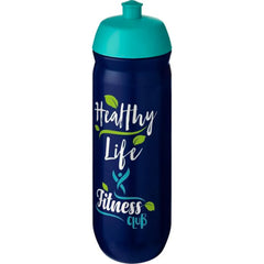 HydroFlex knijpfles 750 ml voor sport - Blauw met turquoise dop