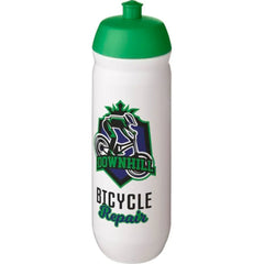 HydroFlex knijpfles 750 ml voor sport - Wit met groene dop