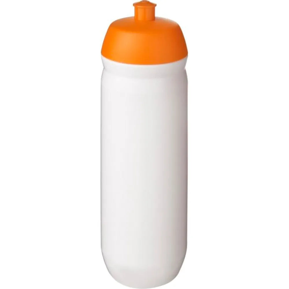 HydroFlex knijpfles 750 ml voor sport - Wit met oranje dop
