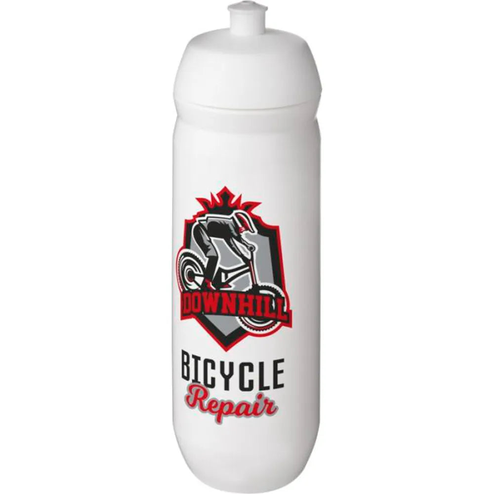 HydroFlex knijpfles 750 ml voor sport - Wit met witte dop