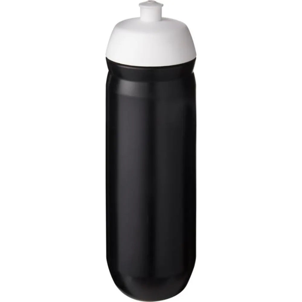 HydroFlex knijpfles 750 ml voor sport - Zwart met witte dop