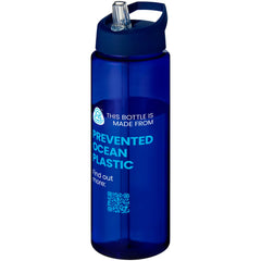 Sportfles 850 ml van Prevented Ocean Plastic - Blauw