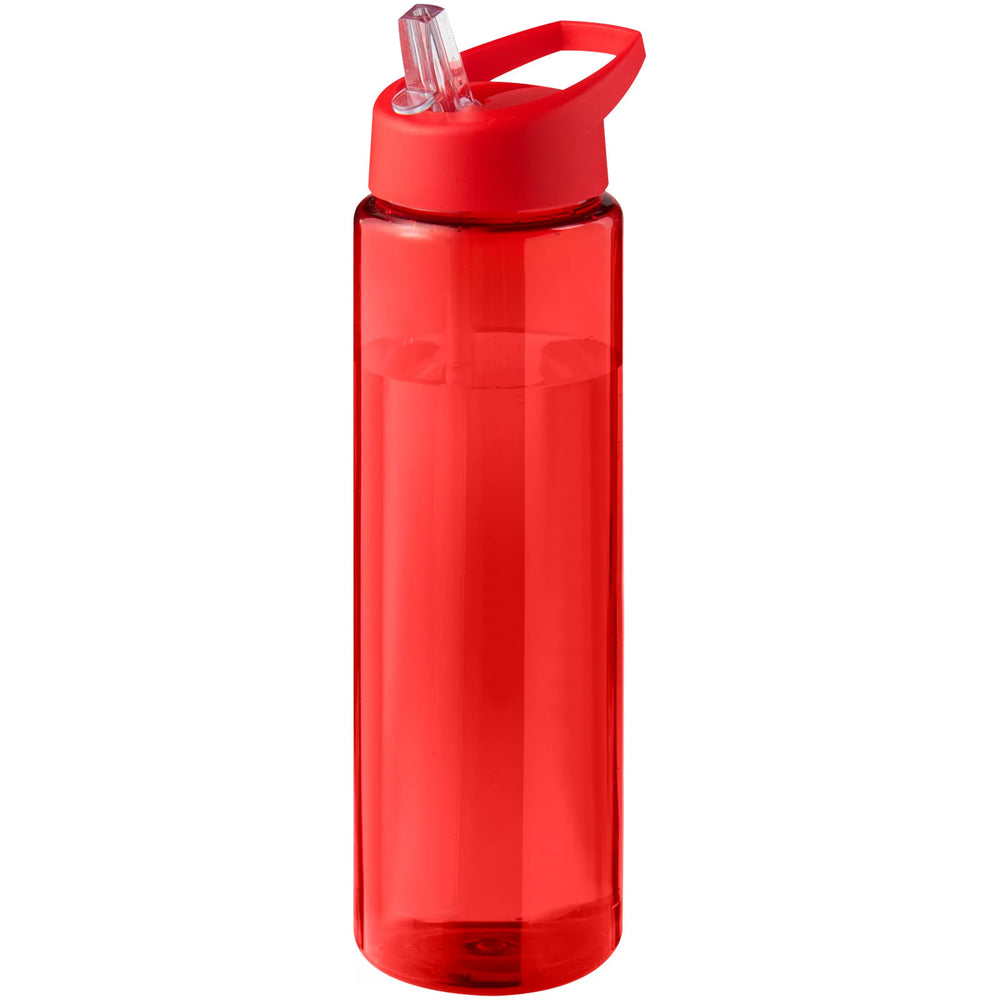 Sportfles 850 ml van Prevented Ocean Plastic met rode dop, Rood - 20210486