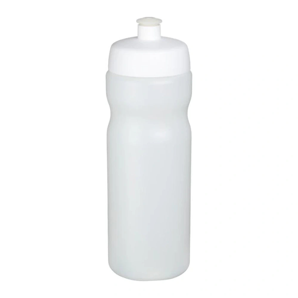 Baseline sportfles 650 ml met morsvrije drinktuit - Wit met witte dop
