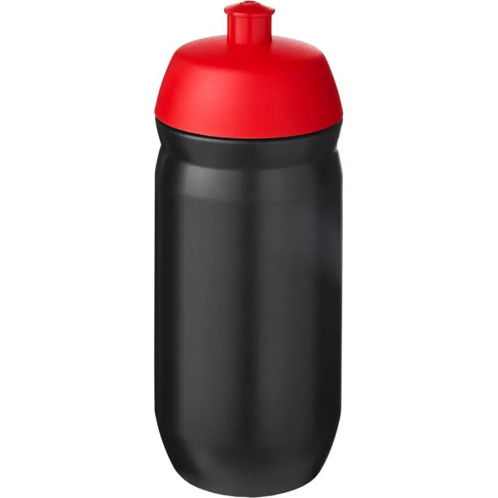 HydroFlex knijpfles 500 ml voor sport - Zwart met rode dop