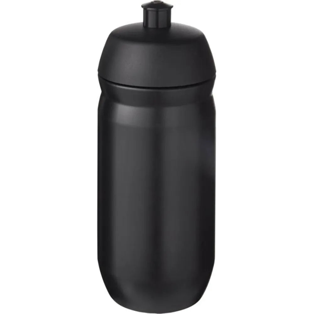 HydroFlex knijpfles 500 ml voor sport - Zwart met Zwarte dop