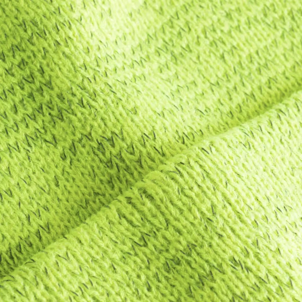 reflecterende muts grof gebreid acryl geel detail 211447 03 a03